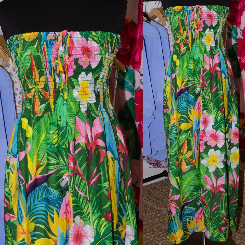 Tropical Tube Dress